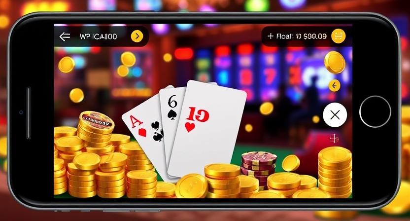 b999 mobile casino app interface